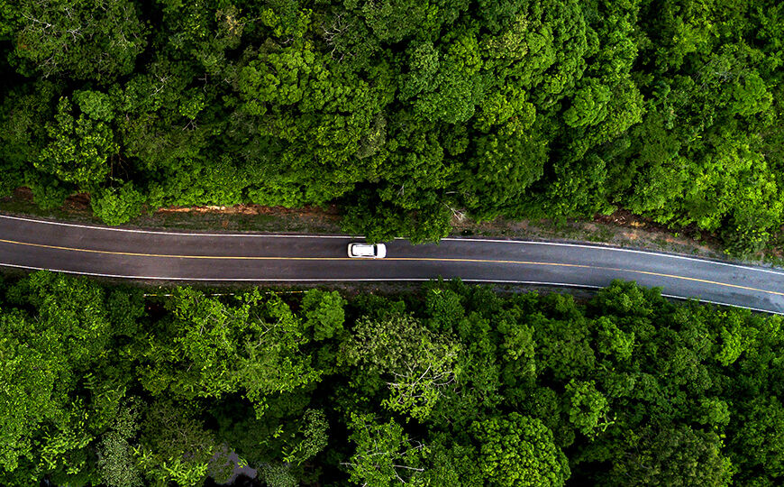 Coche en la carretera